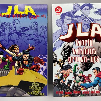 DC Comics JLA: World Without Grown-Ups #1-2 (1998) - 1st appearance of Young Justice - Humberto Ramos art