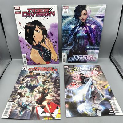 Marvel Comics Tiger Division #1 & #2 (2023) - Includes Peach Momoko and Stanley Artgerm Lau Variant Editions