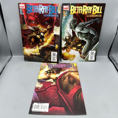 Marvel Comics Beta Ray Bill: Godhunter #1-3 (2009) - Complete limited series - Patrick Zircher covers - Walt Simonson Thor reprints