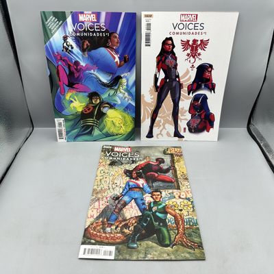 Marvel Comics Marvel's Voices: Comunidades #1 (2022) - Lot of 3 Variants - 1st appearance of Chimera