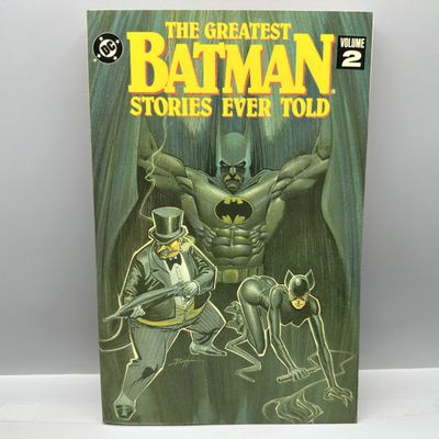 DC Comics The Greatest Batman Stories Ever Told #2 (1992) - Brian Bolland cover - Penguin and Catwoman collection