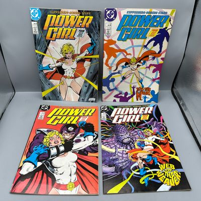 DC Comics Power Girl #1-4 (1988) - Complete four-issue limited series - First solo title - Post-Crisis origin story