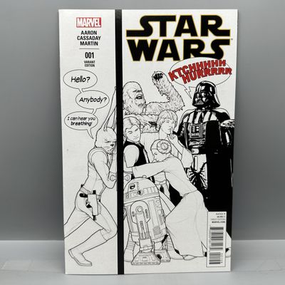 Marvel Comics Star Wars #1 (2015) - Midtown Comics Exclusive Jaxxon Sketch Variant - John Tyler Christopher Cover Art