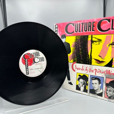 1983 Virgin Records Culture Club Church Of The Poison Mind 45 RPM Single (Japanese Pressing) Vinyl Record - VS 571-12