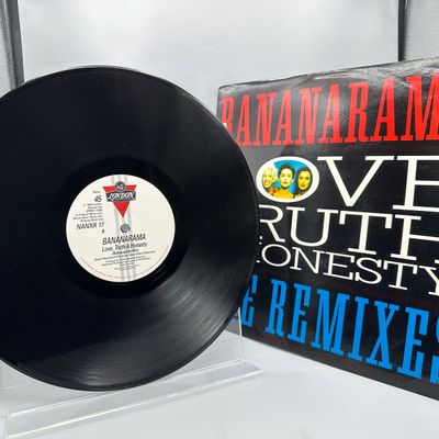 1988 London Records Bananarama Love, Truth & Honesty The Remixes Single Vinyl Record - NANXR 17