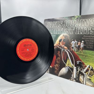 Columbia Records Janis Joplin Janis Joplin's Greatest Hits Vinyl Album LP (1973) PC 32168 - Pitman pressing featuring red inner sleeve