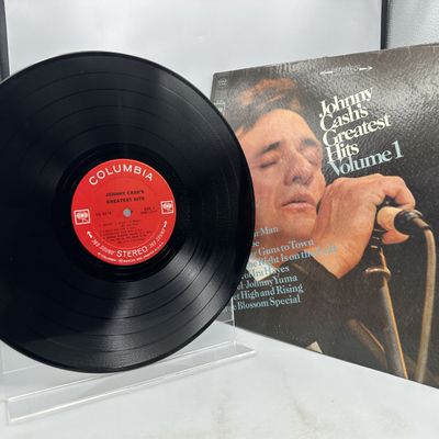 Columbia Records Johnny Cash's Greatest Hits Volume 1 Vinyl Album LP (1967) CS 9478 - Stereo pressing with original inner sleeve