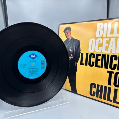 1989 Jive Records Billy Ocean "Licence To Chill" Single Vinyl Record - #1279-1-JD