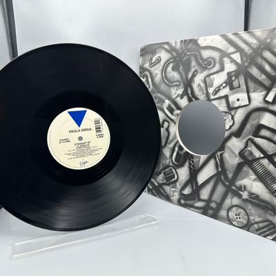 1989 Virgin Records Paula Abdul Straight Up (12" Remix) Single Vinyl Record - 0-96594