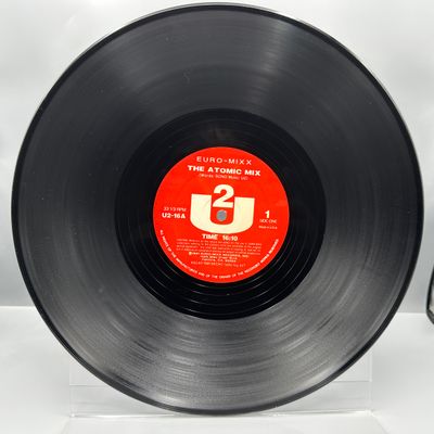 1991 U2 EURO-MIXX The Atomic Mix Unofficial Release Vinyl Album - US-16B