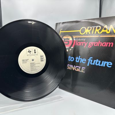 1992 Mute/Elektra Entertainment FORTRAN 5 featuring Larry Graham 'look to the future' Single Vinyl Record - 0-66395