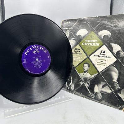 RCA Victor Records Woody Guthrie Dust Bowl Ballads Vinyl Album LP (1964) LPV-502 - Vintage Series including two previously unissued...