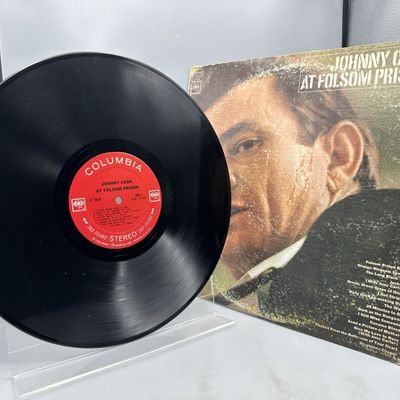 Columbia Records Johnny Cash At Folsom Prison Vinyl Album LP (1968) CS 9639 - US Pressing - Includes original promotional inner sleeve