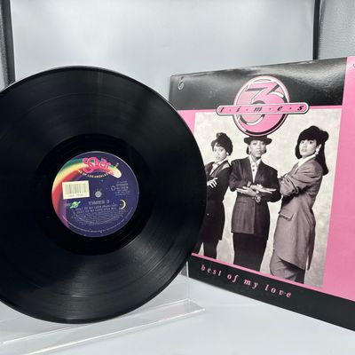 1987 Solar / Epic Records Times 3 Best of My Love Special Mixes Single Vinyl Record - (49 74338)