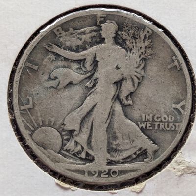 Sale Photo Thumbnail #301: 1920-D US Walking Liberty Half Dollar, 90% Silver