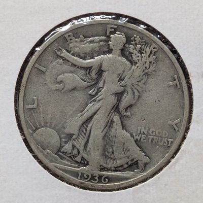 Sale Photo Thumbnail #292: 1936-S US Walking Liberty Half Dollar, 90% Silver