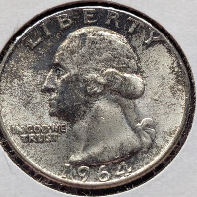 Sale Photo Thumbnail #419: 1964-D Washington Quarter, 90% Silver