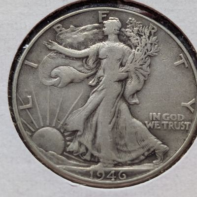Sale Photo Thumbnail #139: 1946-P US Walking Liberty Half Dollar, 90% Silver