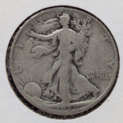 Sale Photo Thumbnail #364: 1929-D Walking Liberty Half Dollar, 90% Silver