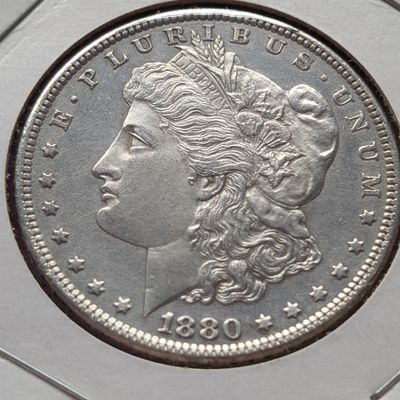 1880 Morgan Dollar, 90% Silver, 26.73g