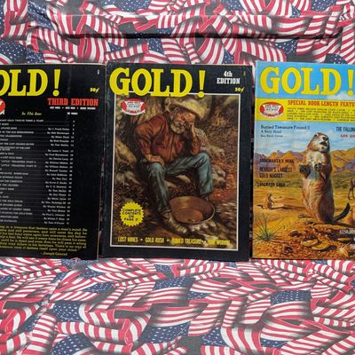Sale Photo Thumbnail #190: (3) 1971 Western Publications GOLD! Magazines - Includes Third Edition, 4th Edition, and Summer Issue