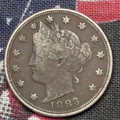 Sale Photo Thumbnail #440: 1883 Liberty Head "V" Nickel - With Cents Variety