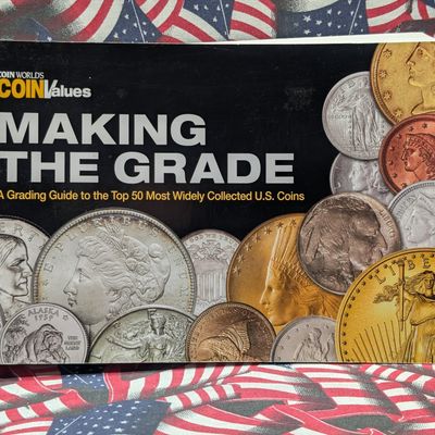 Sale Photo Thumbnail #154: Deisher, Beth. Making the Grade: A Grading Guide to the Top 50 Most Widely Collected U.S. Coins. Amos Hobby Publishing, 2008. First Edition.