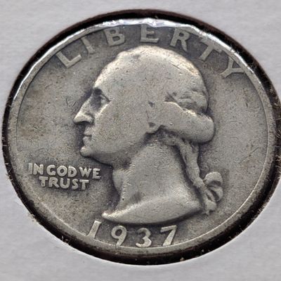 Sale Photo Thumbnail #159: 1937-S US Washington Quarter, 90% Silver