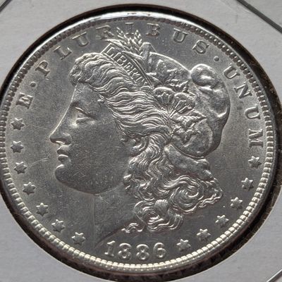 Sale Photo Thumbnail #192: 1886 US Morgan Dollar, 90% Silver - 26.73g