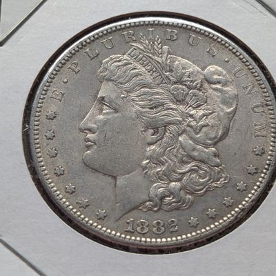 Sale Photo Thumbnail #120: 1882-S Morgan Dollar, 90% Silver, 26.73g