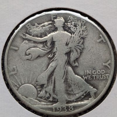 Sale Photo Thumbnail #229: 1938-P US Walking Liberty Half Dollar, 90% Silver