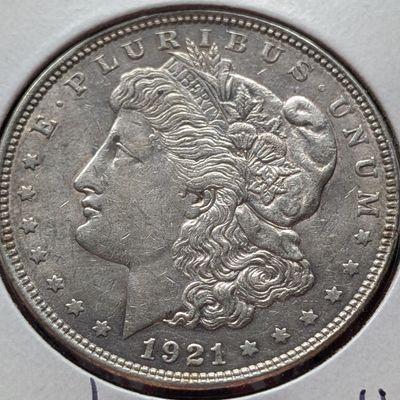 Sale Photo Thumbnail #318: 1921 Morgan Dollar, 90% Silver - 26.73g