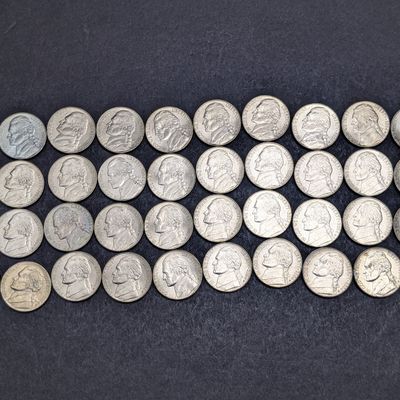 (40) 2004-P Jefferson Nickels - Westward Journey Keelboat Series