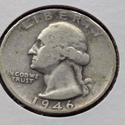 Sale Photo Thumbnail #429: 1946-S US Washington Quarter, 90% Silver