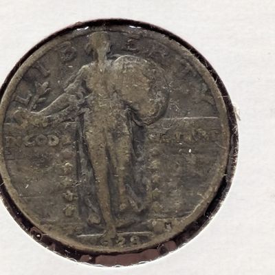 Sale Photo Thumbnail #257: 1928-S Standing Liberty Quarter, 90% Silver