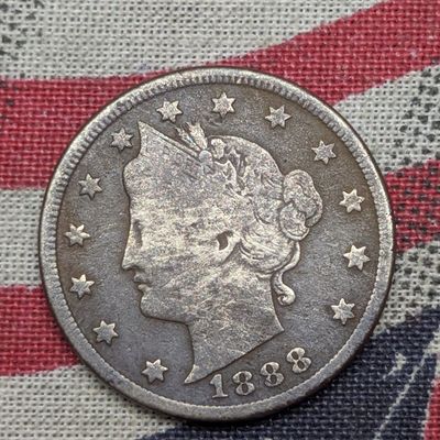 Sale Photo Thumbnail #143: 1888 Liberty Head "V" Nickel
