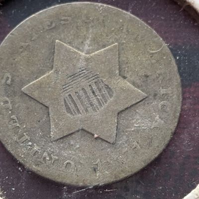 Sale Photo Thumbnail #269: 1851 US Three Cent Silver, 75% Silver