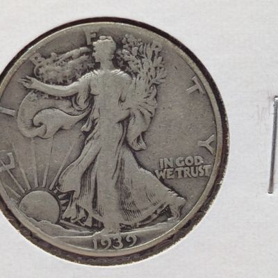 Sale Photo Thumbnail #238: 1939-P Walking Liberty Half Dollar, 90% Silver