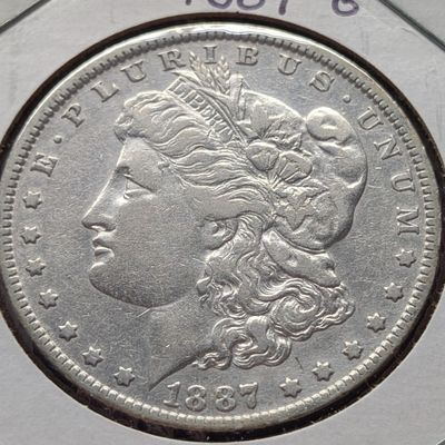 Sale Photo Thumbnail #210: 1887-O Morgan Dollar, 90% Silver, 26.73g