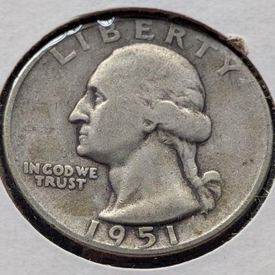 Sale Photo Thumbnail #177: 1951-S US Washington Quarter, 90% Silver