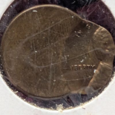 Sale Photo Thumbnail #450: Undated Lincoln Memorial Cent Mint Error Off-Center Strike