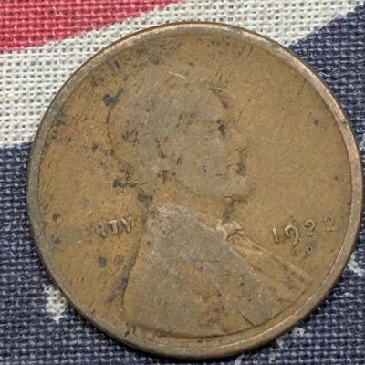 Sale Photo Thumbnail #189: 1922-D Lincoln Wheat Cent
