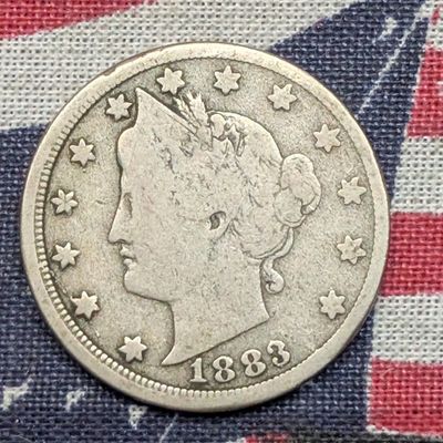 Sale Photo Thumbnail #377: 1883 US Liberty Head "V" Nickel - No Cents Variety