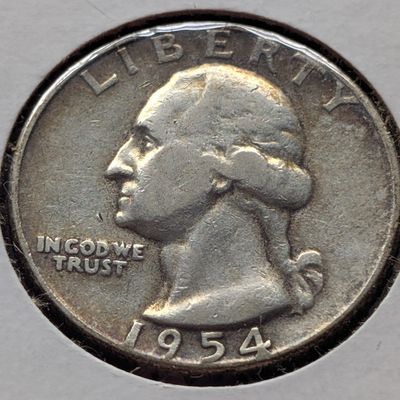 Sale Photo Thumbnail #212: 1954-P Washington Quarter, 90% Silver