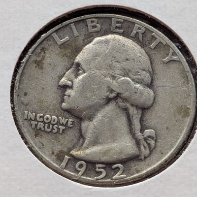 Sale Photo Thumbnail #258: 1952-D US Washington Quarter, 90% Silver