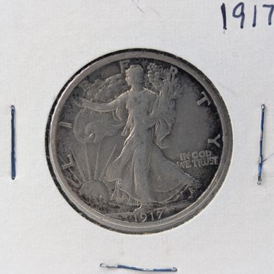 Sale Photo Thumbnail #274: 1917-P US Walking Liberty Half Dollar, 90% Silver