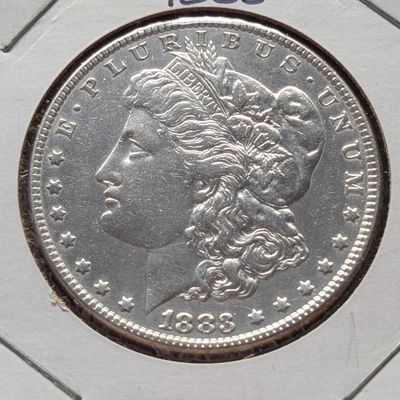 Sale Photo Thumbnail #129: 1883 Morgan Dollar, 90% Silver, 26.73g