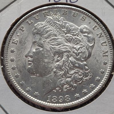 Sale Photo Thumbnail #426: 1898 Morgan Dollar, 90% Silver, 26.73g