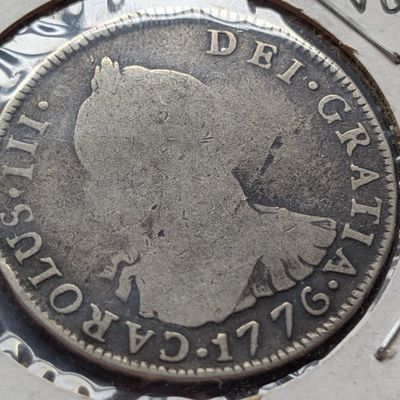 Sale Photo Thumbnail #381: 1776-Mo Mexico Spanish Colonial 4 Reales, .903 Fine Silver