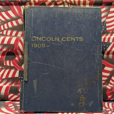 Sale Photo Thumbnail #127: (133) 1909-1961 Lincoln Wheat and Memorial Cents in partial Whitman Bookshelf Album #9405 - Includes 1943 wartime steel cents - No Key Dates!